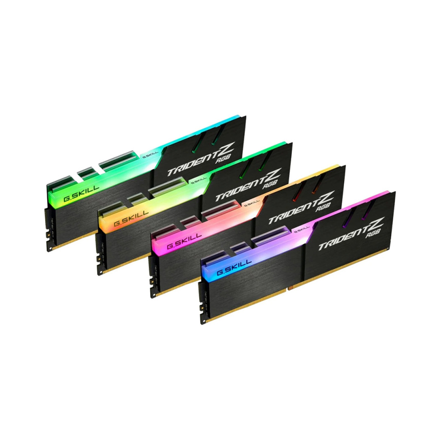 Комплект модулей памяти G.SKILL TridentZ RGB F4-3600C19Q-32GTZRB DDR4 32GB (Kit 4x8GB) 3600MHz фото 3
