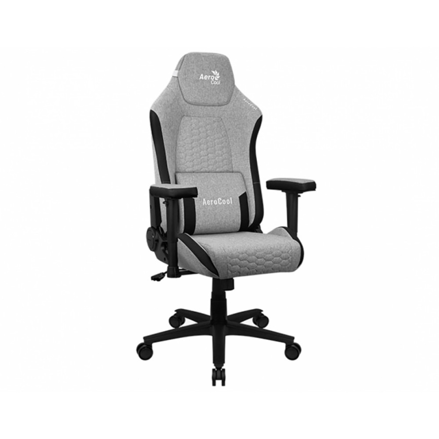 Игровое компьютерное кресло Aerocool Crown Ash Grey фото 1