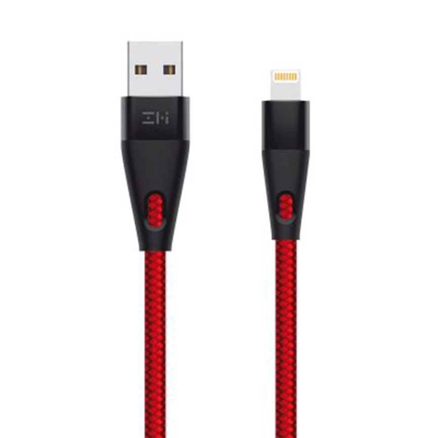 Интерфейсный кабель USB-Lightning Xiaomi ZMI AL806 100 см Красный фото 1