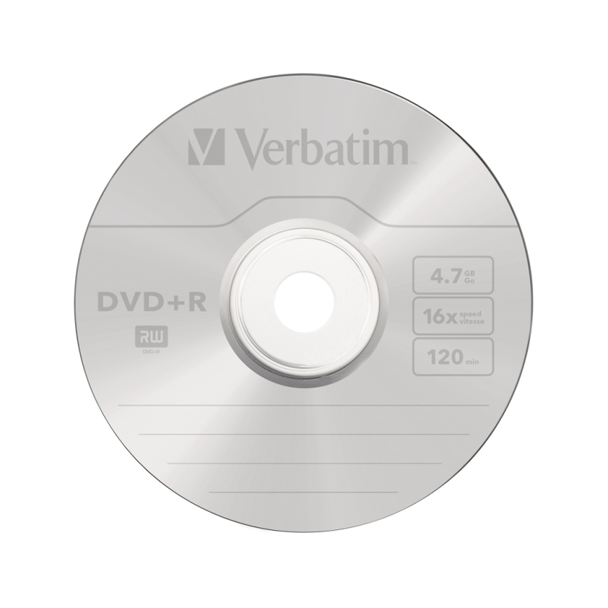 Диск DVD+R Verbatim (43550) 4.7GB 50штук Незаписанный фото 1