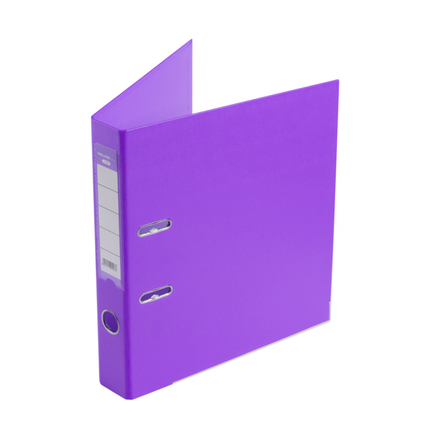 Папка-регистратор Deluxe с арочным механизмом, Office 2-PE1, А4, 50 мм, фиолетовый фото 1