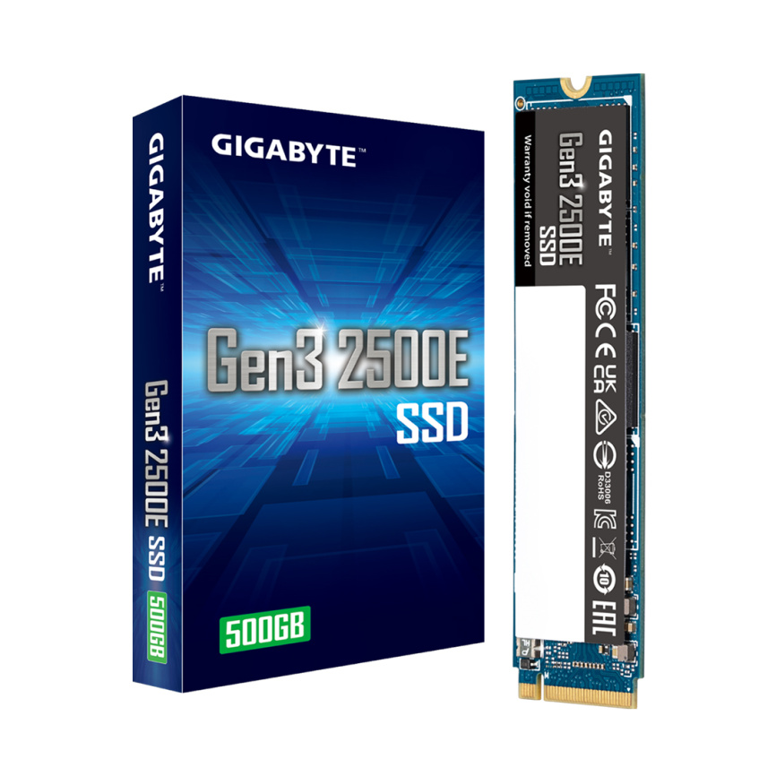 Твердотельный накопитель SSD Gigabyte 2500E G325E500G 500GB M.2 NVMe PCIe 3.0 фото 3