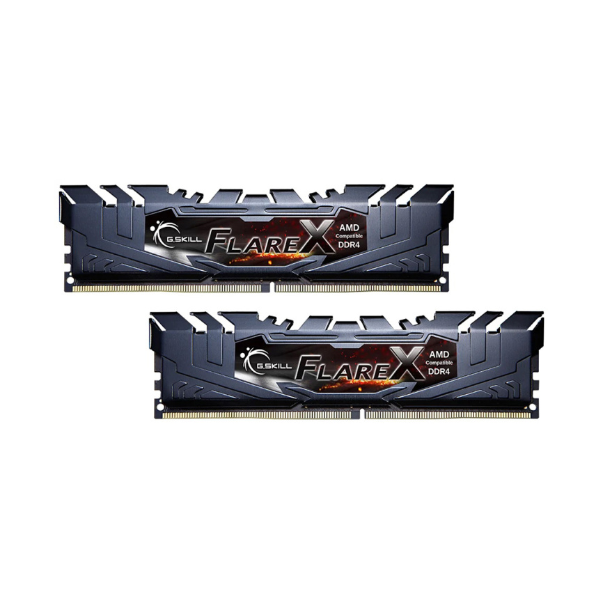 Комплект модулей памяти G.SKILL FlareX F4-3200C16D-32GFX DDR4 32GB (Kit 2x16GB) 3200MHz фото 2