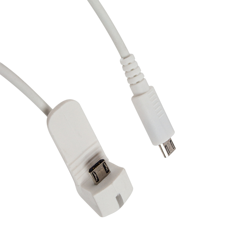 Противокражный кабель Eagle A6150BW (Reverse Micro USB - Micro USB) фото 1