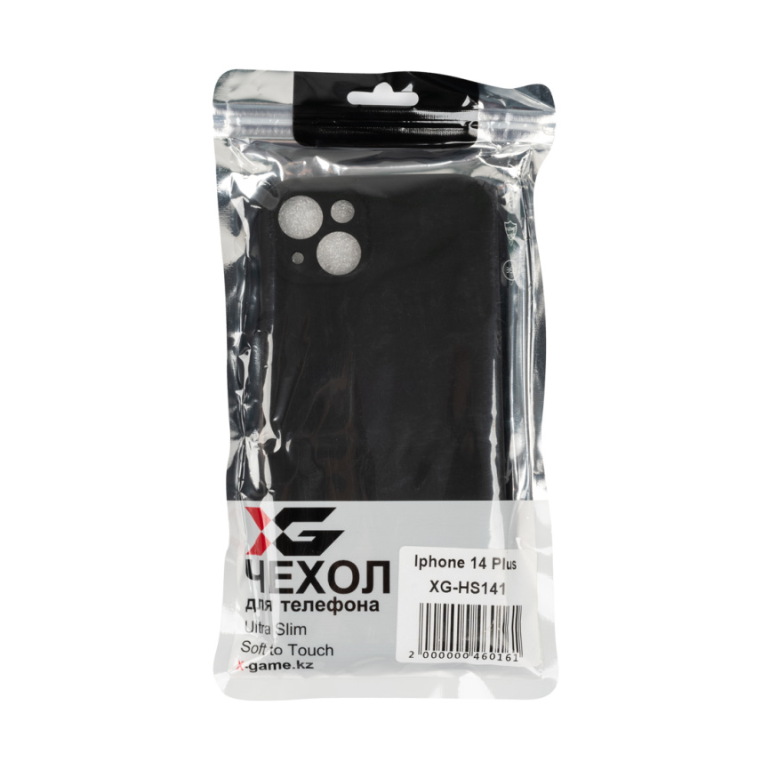 Чехол для телефона X-Game XG-HS141 для Iphone 14 Plus Силиконовый Чёрный фото 3