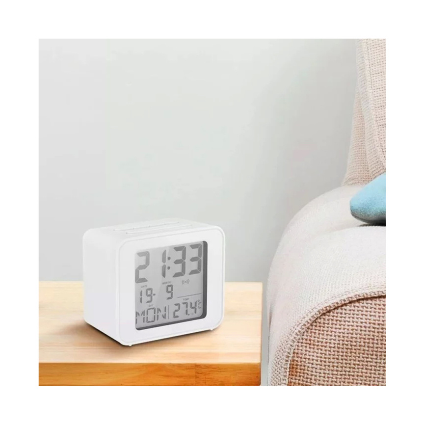 Часы с термометром Kitfort КТ-3303-2 белый фото 3