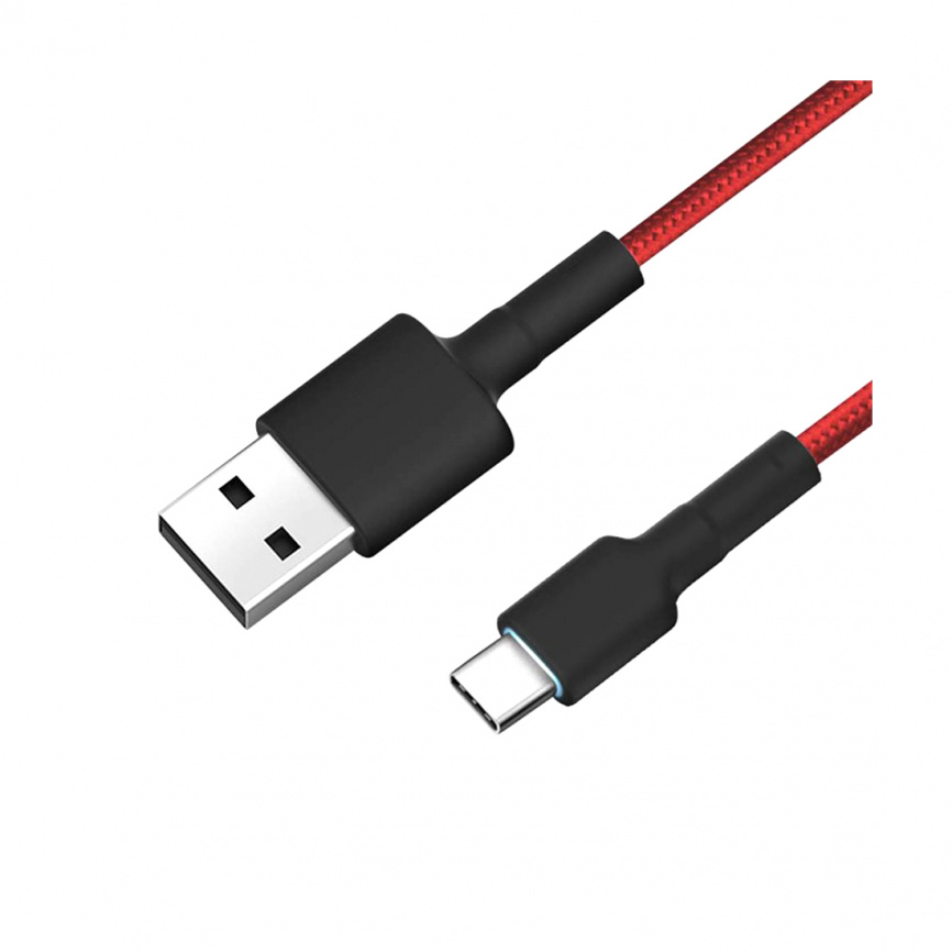 Интерфейсный кабель Xiaomi Type-C Красный фото 1