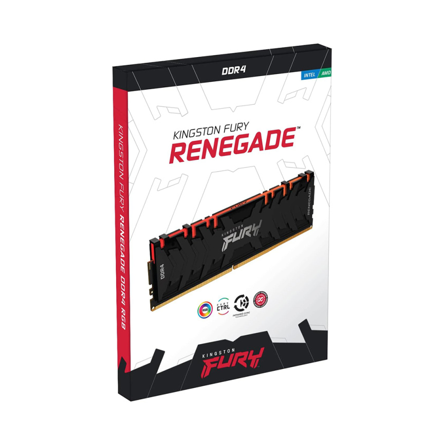 Комплект модулей памяти Kingston FURY Renegade RGB KF436C16RBAK4/32 DDR4 32GB (Kit 4x8GB) 3600MHz фото 3
