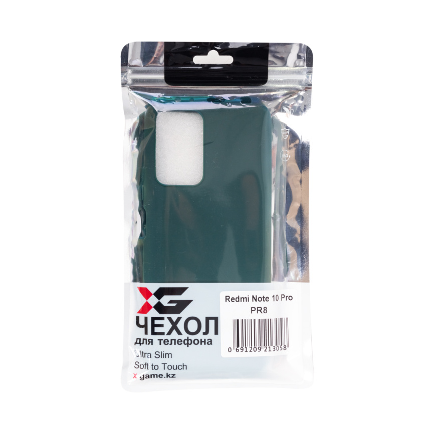 Чехол для телефона X-Game XG-PR8 для Redmi Note 10 Pro TPU Зелёный фото 3