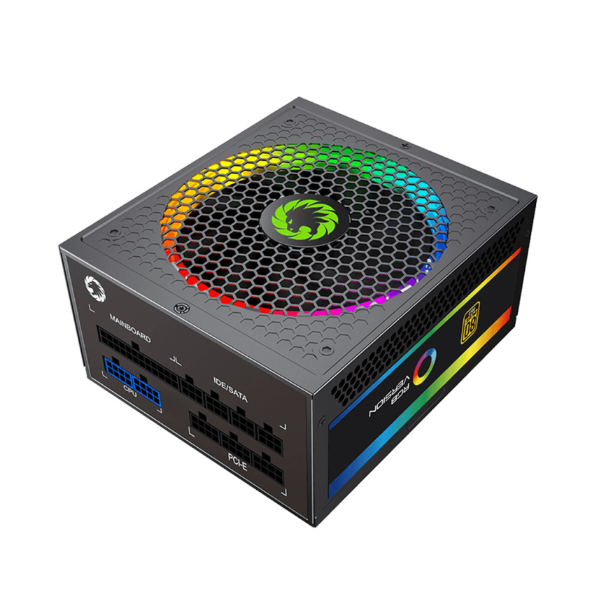Блок питания Gamemax RGB 550W Rainbow (Gold) фото 1