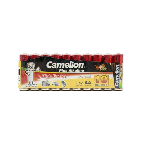 Батарейка CAMELION Plus Alkaline LR6-SP10-DA 10 шт. в плёнке фото 1