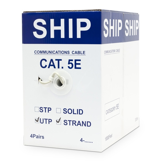 Кабель сетевой SHIP D135S-P Cat.5e UTP 30В PVC фото 3