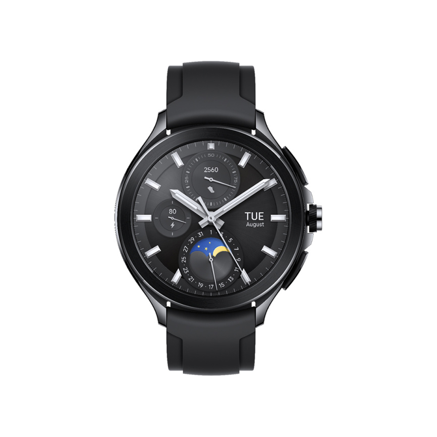 Смарт часы Xiaomi Watch 2 Pro-Bluetooth Black Case with Black Fluororubber Strap фото 2