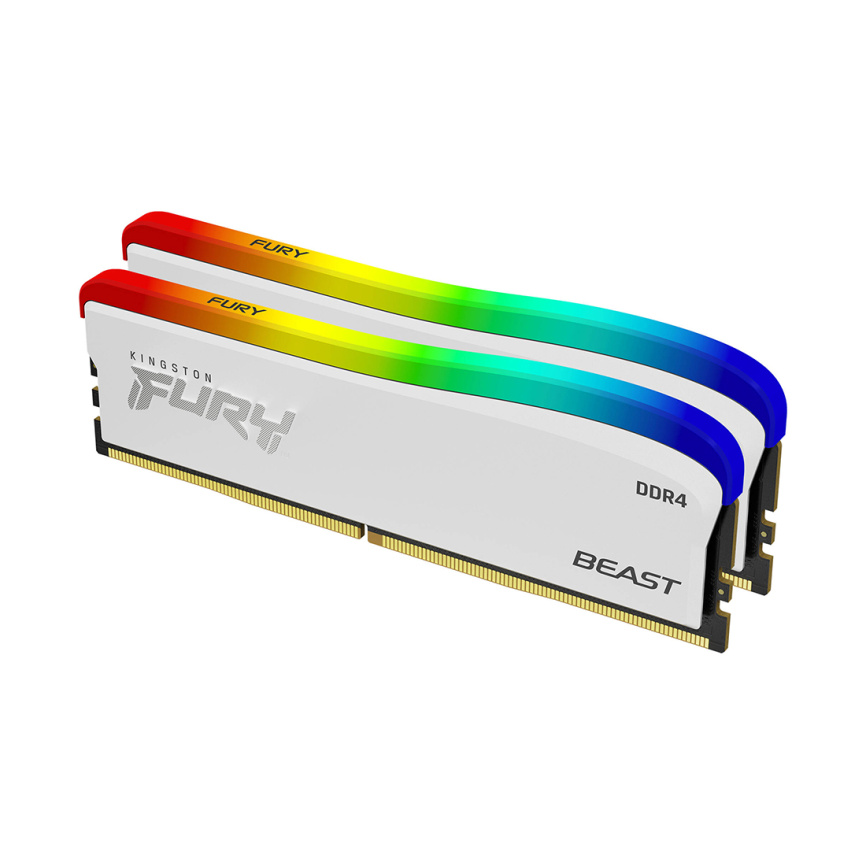 Комплект модулей памяти Kingston FURY Beast RGB KF432C16BWAK2/16 DDR4 16GB (Kit 2x8GB) 3200MHz фото 1