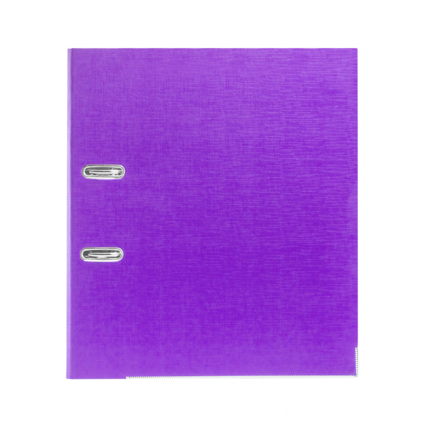Папка-регистратор Deluxe с арочным механизмом, Office 2-PE1, А4, 50 мм, фиолетовый фото 2