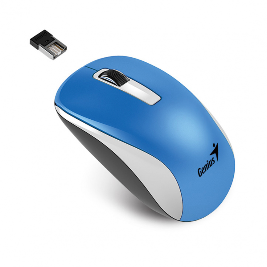 Компьютерная мышь Genius NX-7010 WH+Blue фото 1