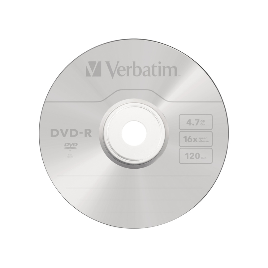 Диск DVD-R Verbatim (43522) 4.7GB 25штук Незаписанный фото 1