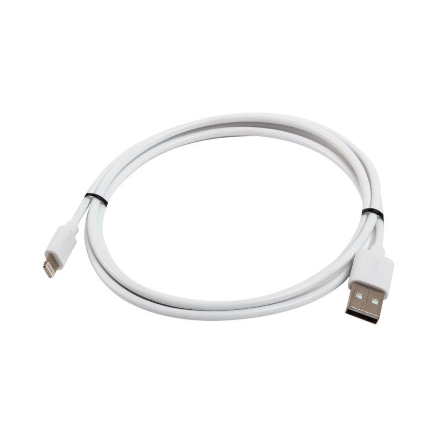 Интерфейсный кабель USB-Lightning SVC LHT-PV0120WH-P, 30В, Белый, Пол. пакет, 1.2 м фото 1
