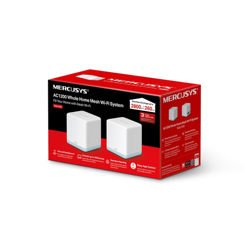 Маршрутизатор Mercusys Halo H30(2-pack) фото 3