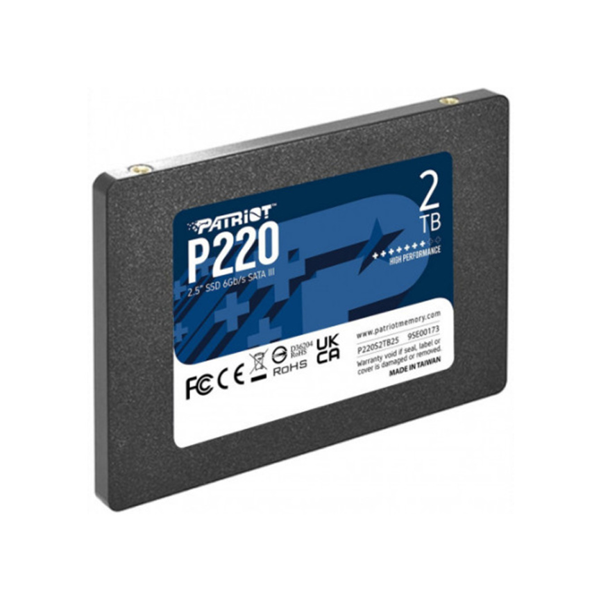 Твердотельный накопитель SSD Patriot Memory P220 P220S2TB25 2000GB SATA III фото 1