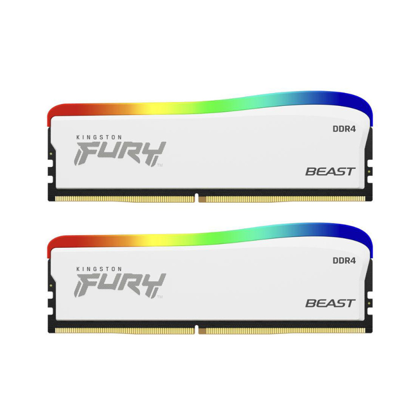 Комплект модулей памяти Kingston FURY Beast RGB KF432C16BWAK2/16 DDR4 16GB (Kit 2x8GB) 3200MHz фото 2