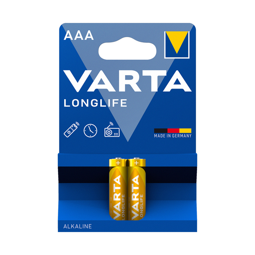 Батарейка VARTA Longlife Micro 1.5V - LR03/ AAA (2 шт) фото 1