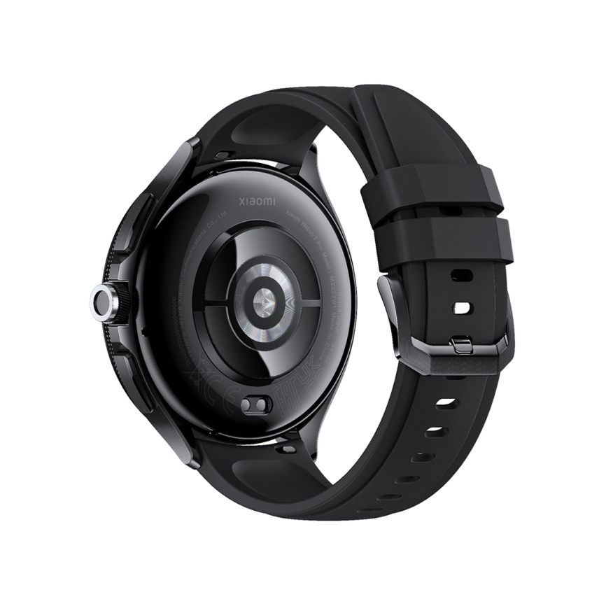 Смарт часы Xiaomi Watch 2 Pro-Bluetooth Black Case with Black Fluororubber Strap фото 3