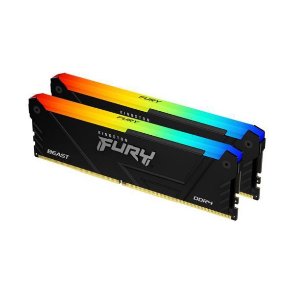 Комплект модулей памяти Kingston FURY Beast RGB KF432C16BB12AK2/32 DDR4 32GB (Kit 2x16GB) 3200MHz