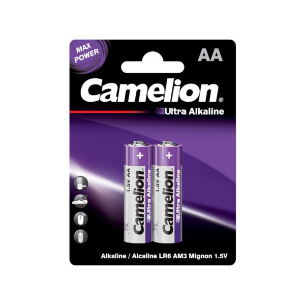 Батарейка CAMELION Ultra Alkaline LR6-BP2UT 2 шт. в блистере