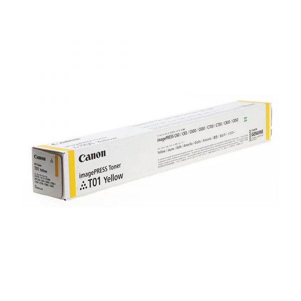 Тонер-картридж Canon TONER T01 YELLOW для imagePRESS C7xx, C8xx,C9xx 8069B001AA