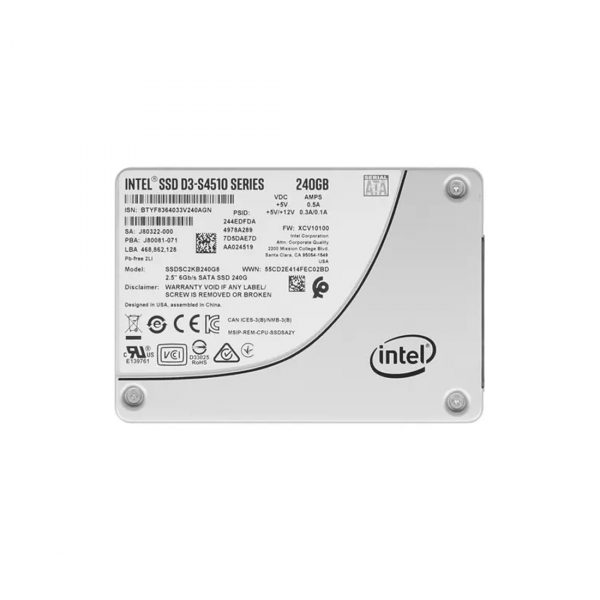 Твердотельный накопитель SSD Intel S4510-240G SATA