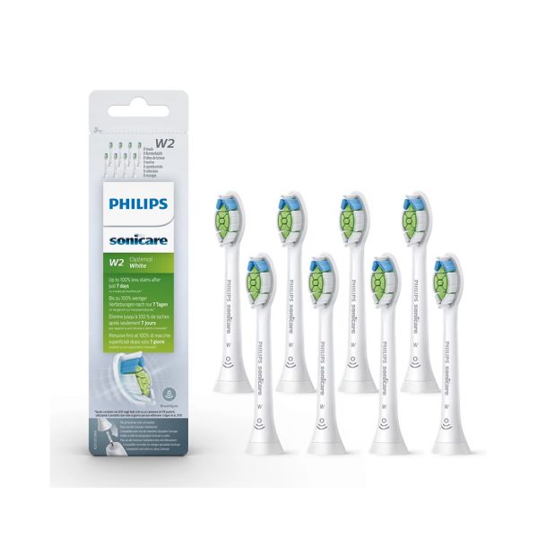 Стандартные насадки для звуковой зубной щетки Philips Sonicare Optimal White HX6068/12 8шт