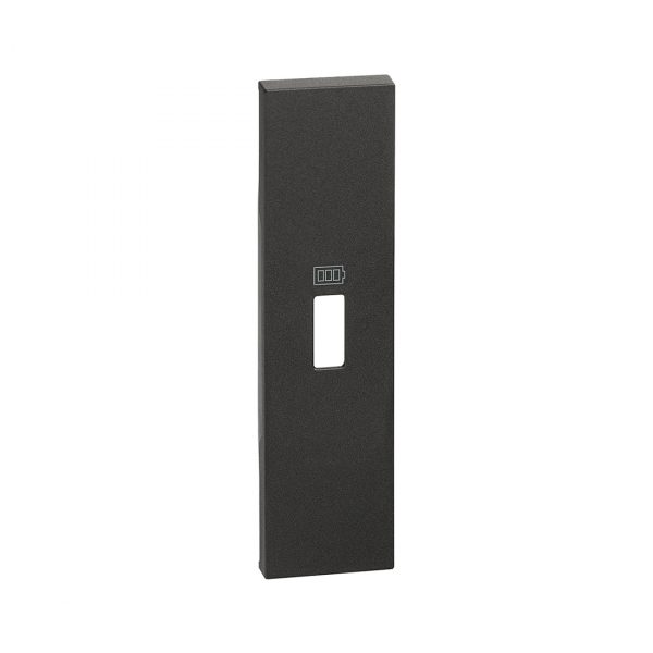 Лицевая панель Bticino KG10C Living Now USB зарядки 1 модуль черный